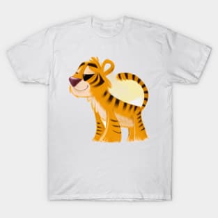 Cute Tiger Drawing T-Shirt